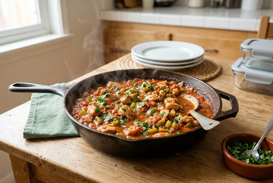 Pollo guisado